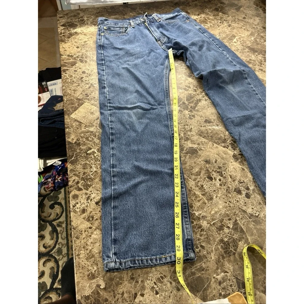 Levi's 505 Men's Straight Leg Jeans Size 32x29 Blue Denim Casual